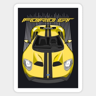 Ford GT-yellow and black Sticker